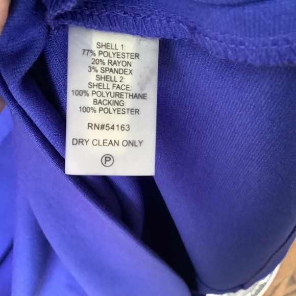 Ivanka Trump Sleeveless Pleated Sheath Dress Royal Blue Women's Size 14 NWT - Picture 10 of 10